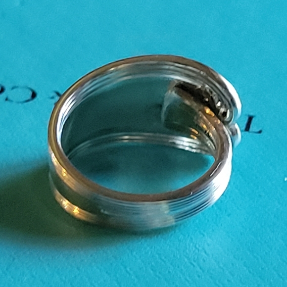 1895 Tiffany & Company Colonial Ivy Spoon Ring in Sterling Silver #40 - Picture 6 of 14